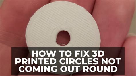 What must be adjusted to correct out of round circles